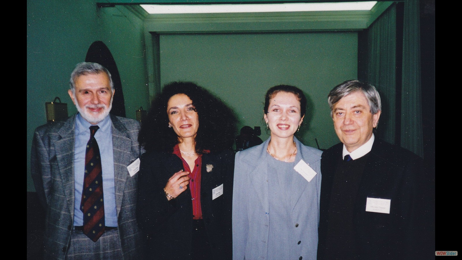 AICAT Conference Camogli 13-16 December 2000 (from the left: Ferloni, Badea, Mucha, Della Gatta)